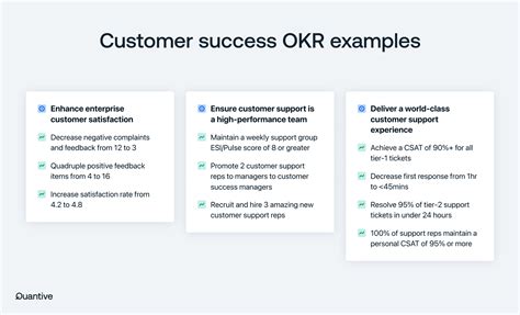 customer experience okr examples